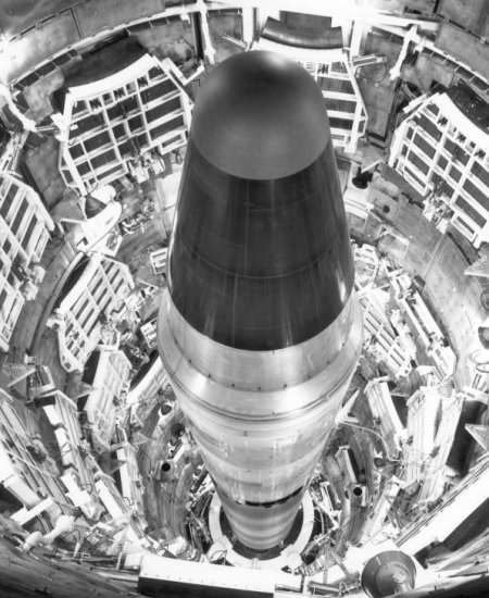 Titan ICBM in silo